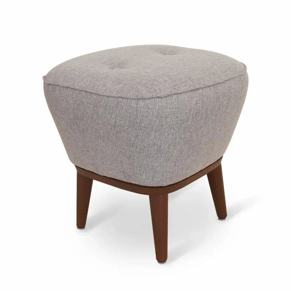 Poufs - Pouf - Ottoman en bois massif - ALANKARAM