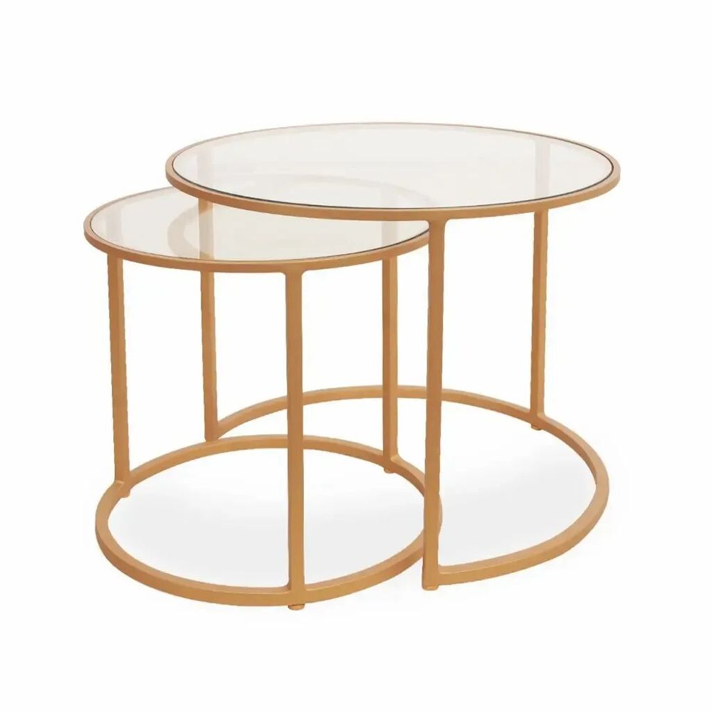 Autres tables - Yarik - Table centrale/gigogne en métal - ALANKARAM
