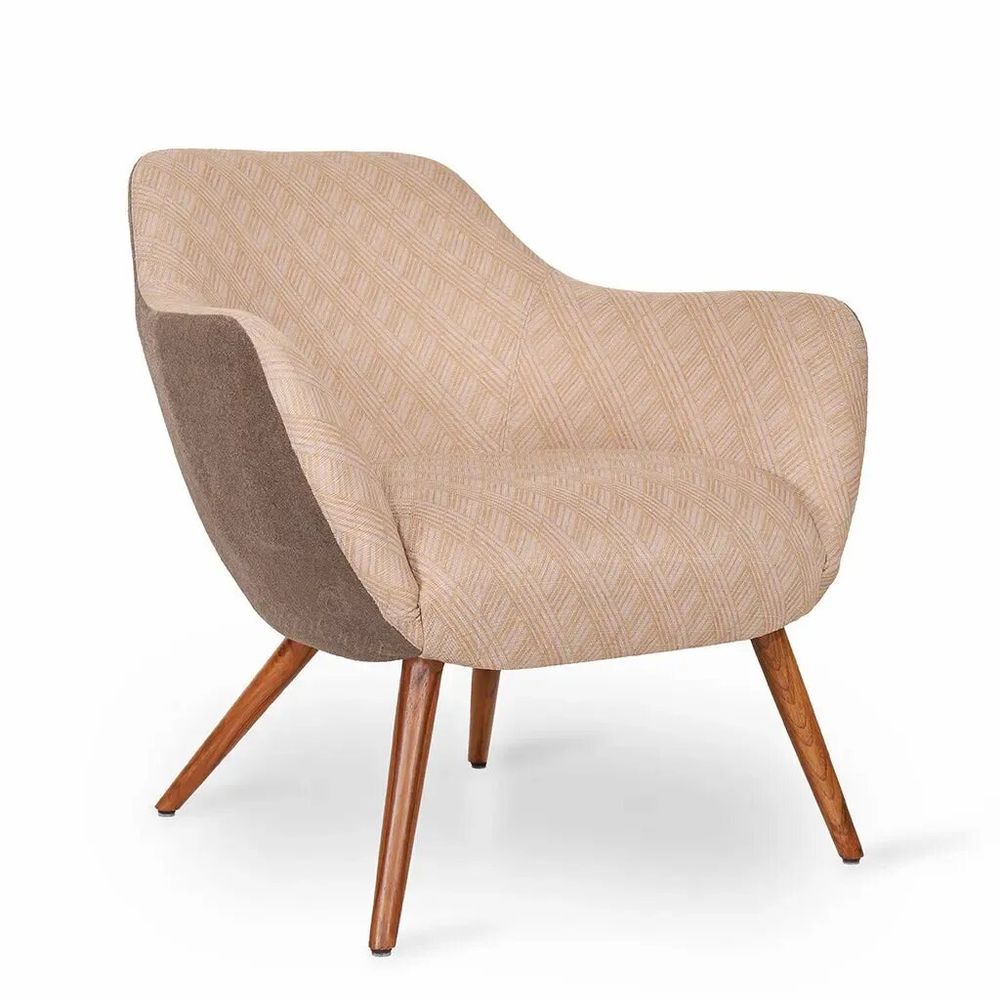 Chaises - Yarmi - Fauteuil Lounge en Tissu Multicolore - ALANKARAM