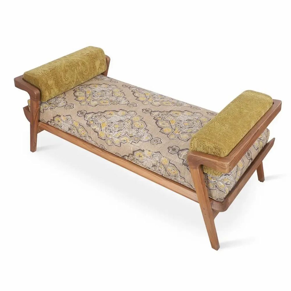 Sofas - Yassi teak daybed/daybed - ALANKARAM