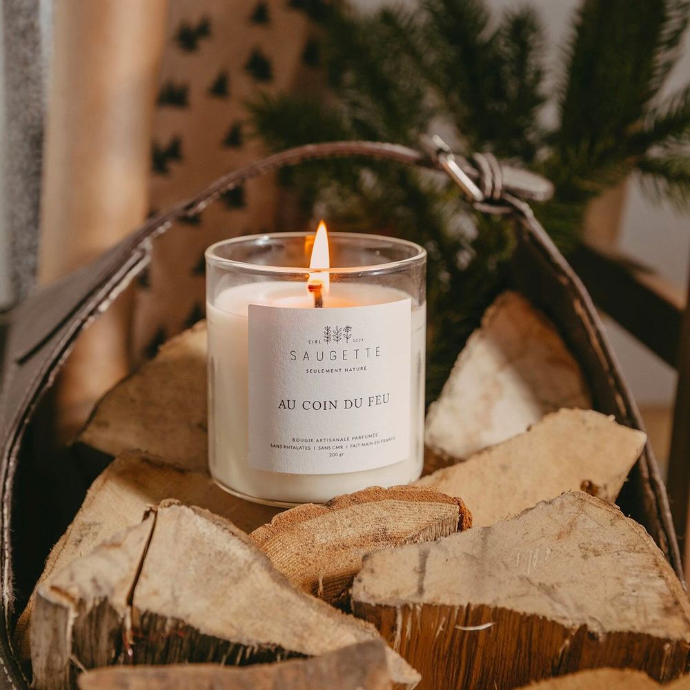 Gifts - By the fireside - Candle scented with natural soy wax - SAUGETTE