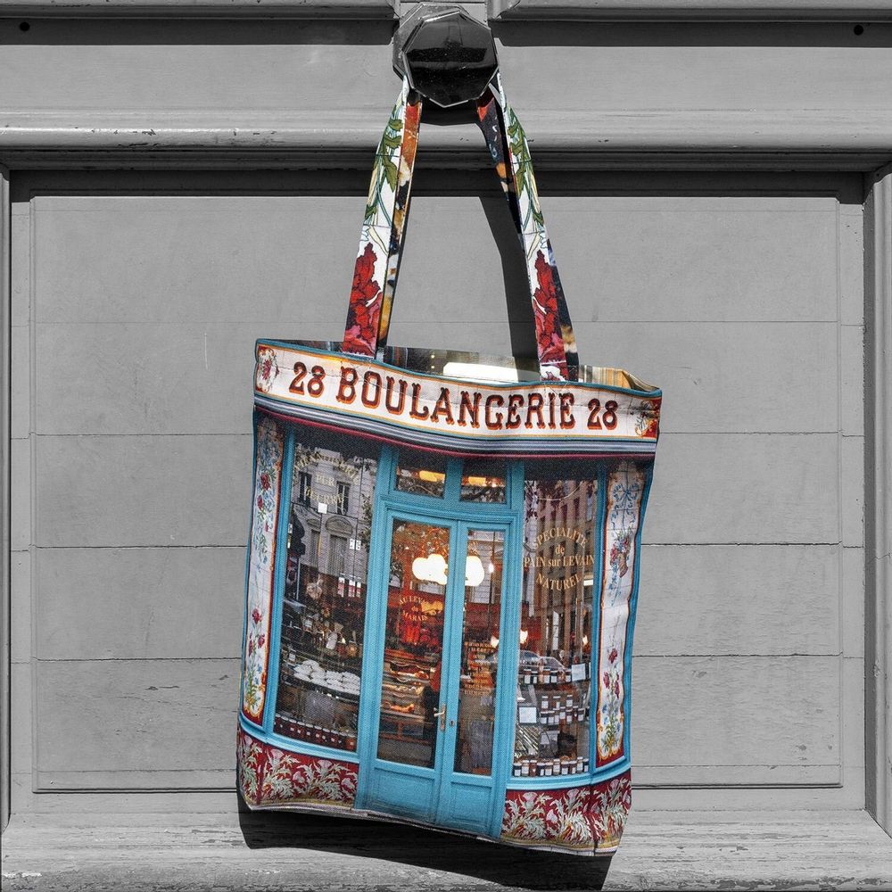 Homewear - Paris Boulangerie tote bag - MARON BOUILLIE