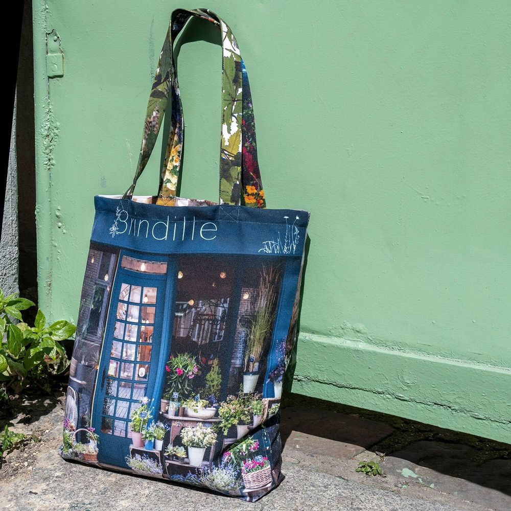 Homewear textile - Tote bag Paris Fleuriste - MARON BOUILLIE