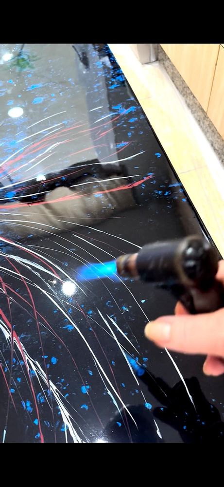 Paintings - Painting Acrylic Resin "5th Avenue" FOREVER - TURIK&ART (KSENIIA TURIK)