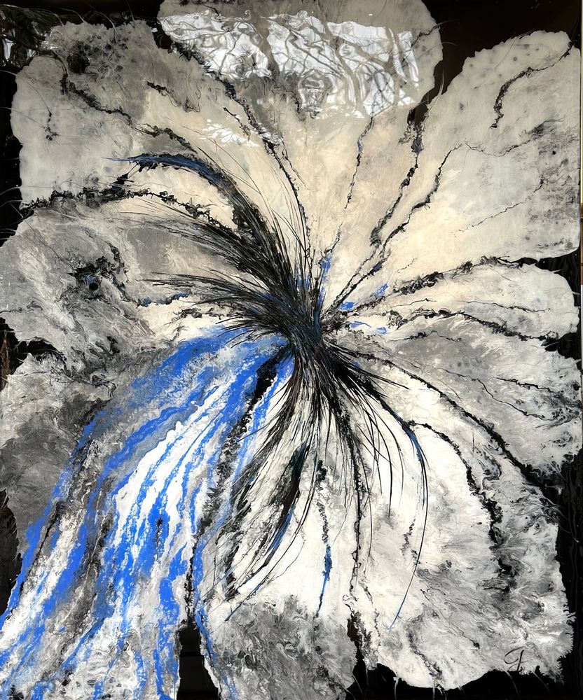 Paintings - Acrylic Resin Painting "Game of Contradiction" - TURIK&ART (KSENIIA TURIK)