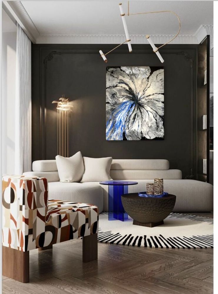 Paintings - Acrylic Resin Painting "Game of Contradiction" - TURIK&ART (KSENIIA TURIK)