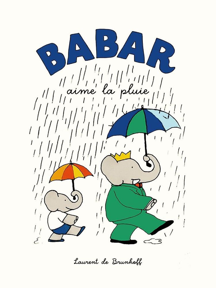 Affiches - Collection Babar - BLUE SHAKER