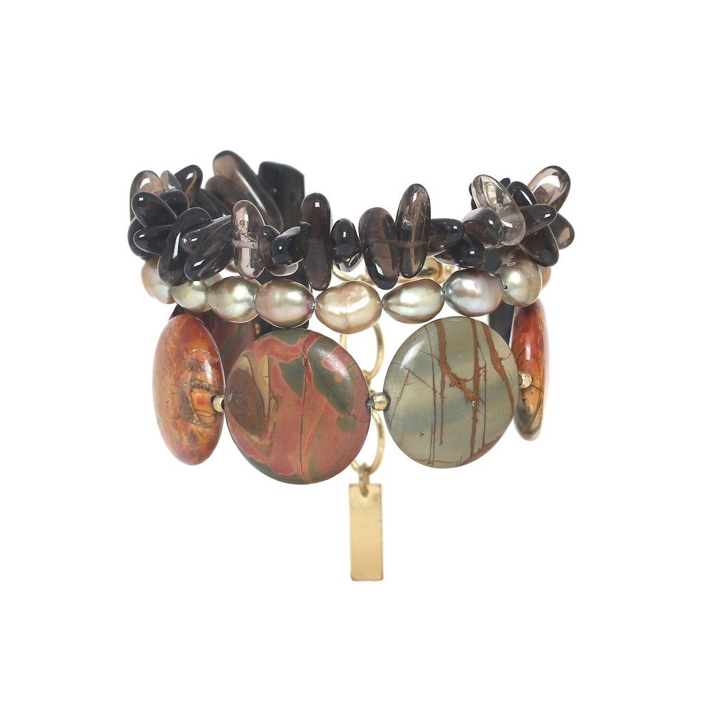 Bijoux - Bracelet ajustable 3 rangs – L’ILE ROUSSE - NATURE BIJOUX