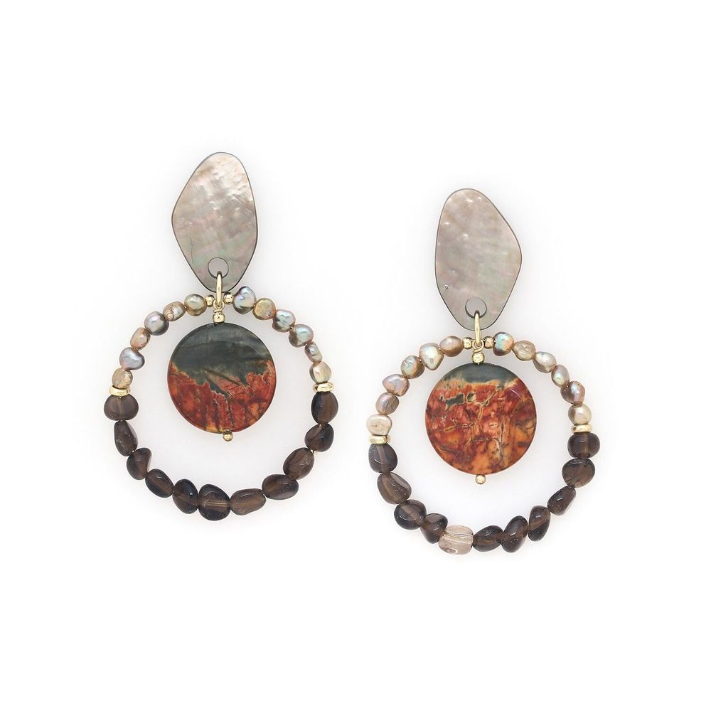 Jewelry - Gipsy post earrings – L’ILE ROUSSE - NATURE BIJOUX