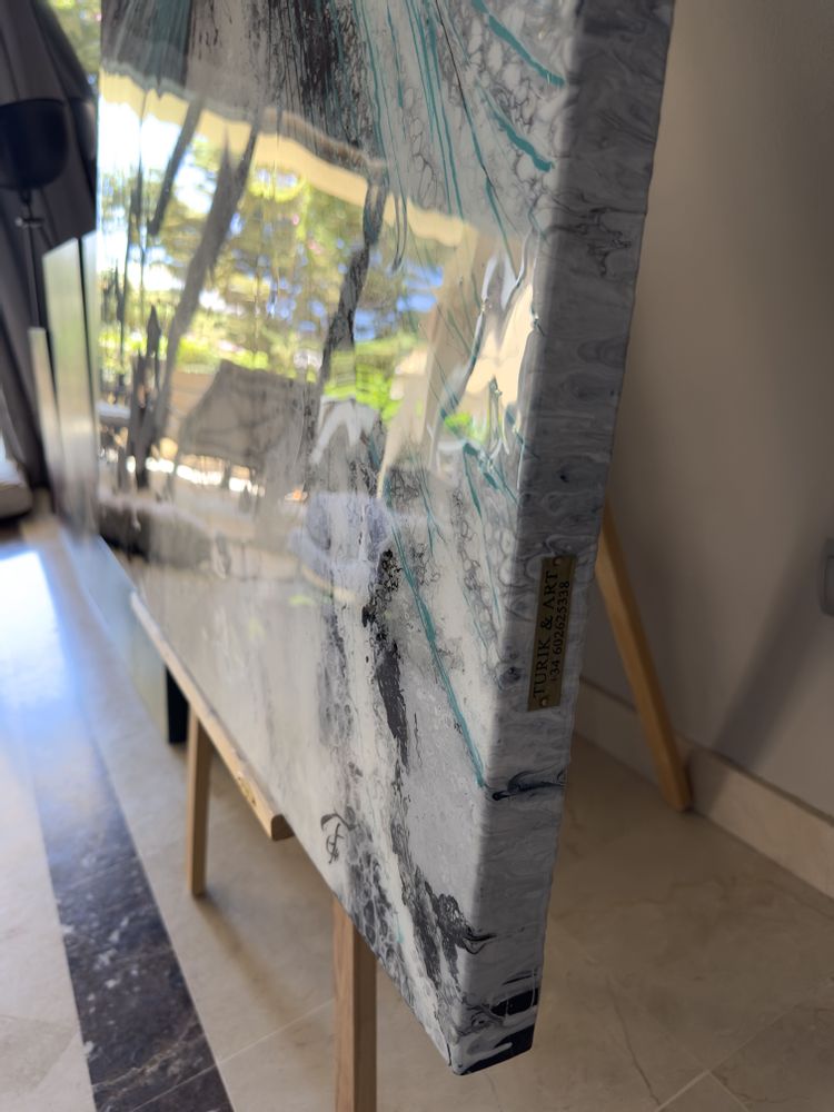 Paintings - Acrylic Resin Painting "Crescendo" - TURIK&ART (KSENIIA TURIK)