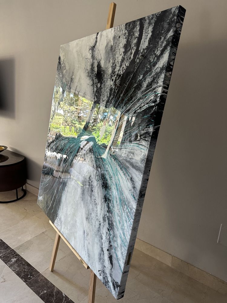 Paintings - Acrylic Resin Painting "Crescendo" - TURIK&ART (KSENIIA TURIK)