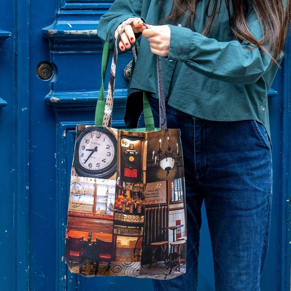 Homewear - Paris Café tote bag - MARON BOUILLIE