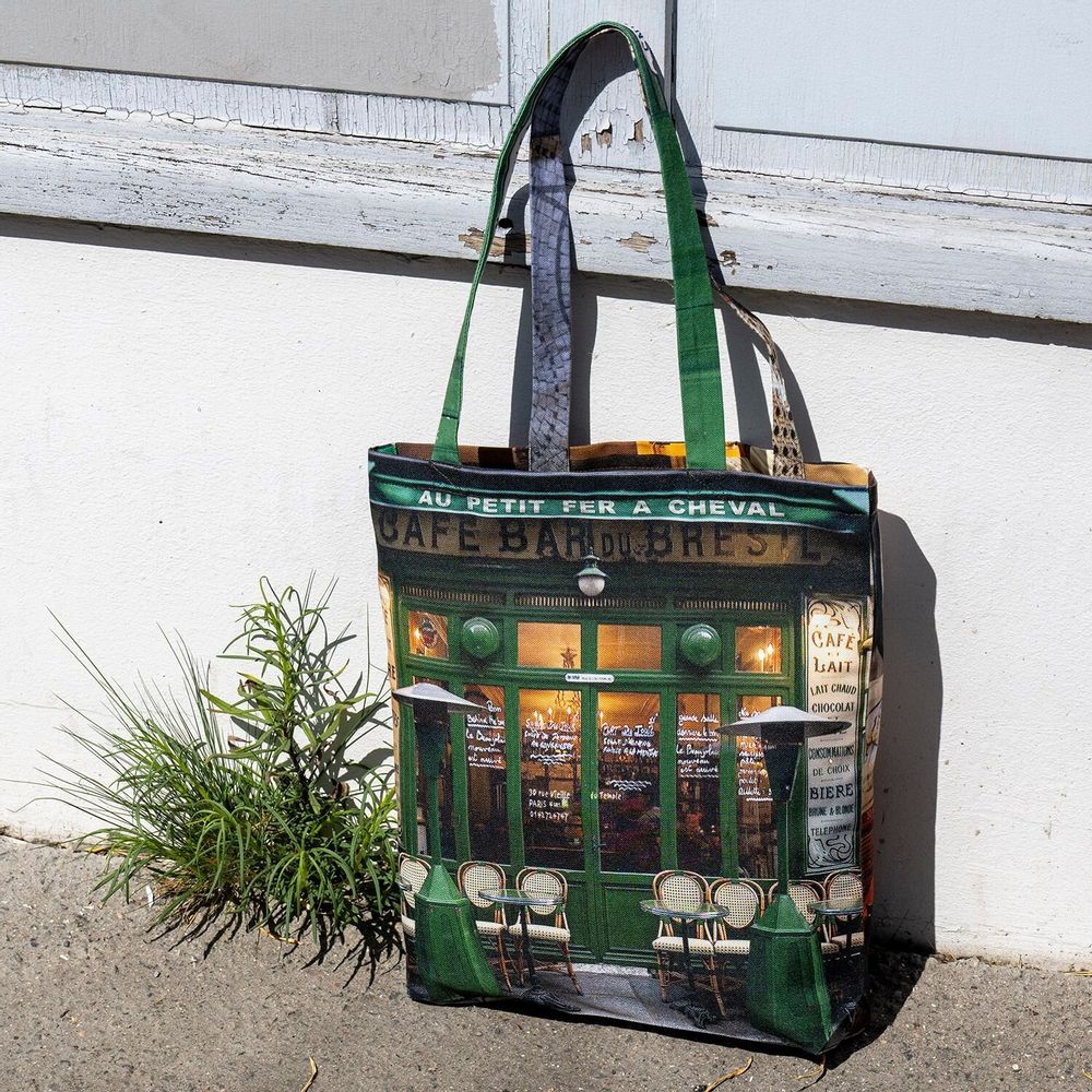 Homewear - Paris Café tote bag - MARON BOUILLIE