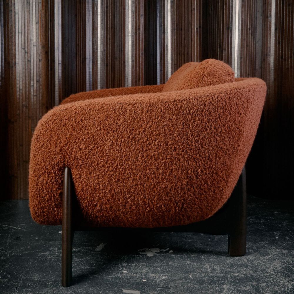 Fauteuils - Fauteuil Oscar en Bois de Sycomore Foncé - DUISTT