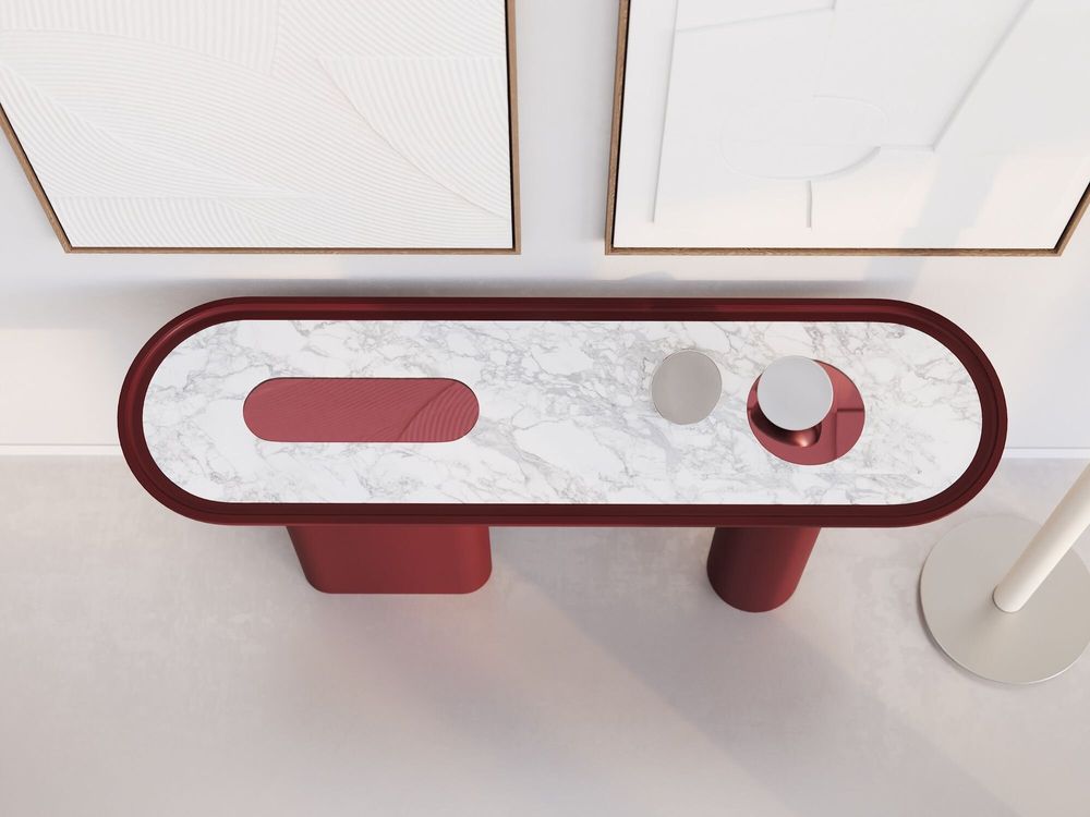 Console table - CRETA WINE RED - ULTRAMOBILI