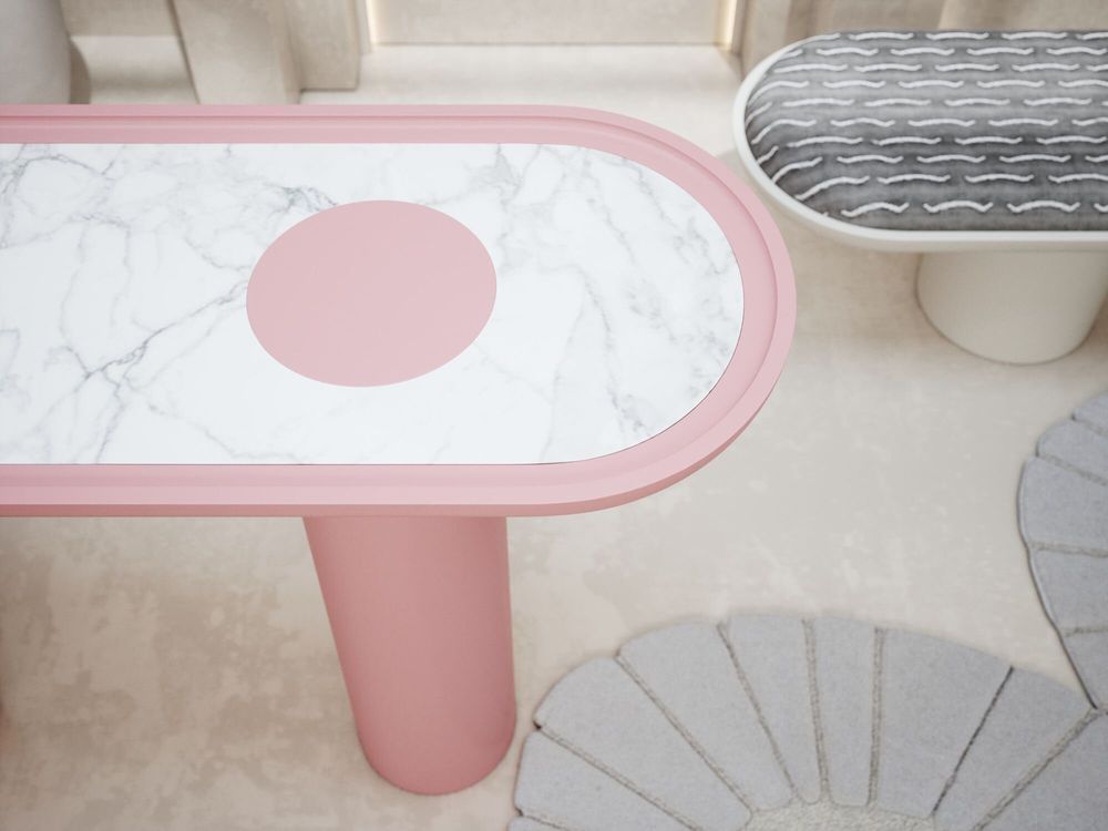 Console table - CRETA PINK - ULTRAMOBILI