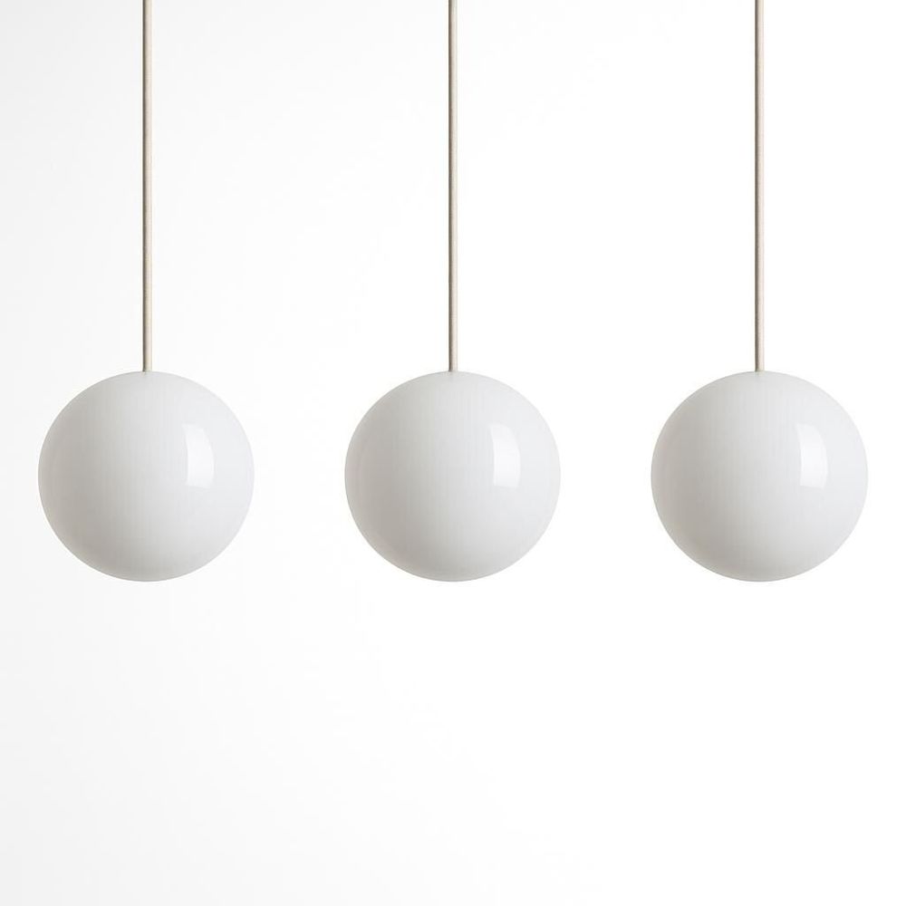 Plafonniers - Ensemble de 3 pièces - Lampe à petite ampoule en forme de sphère de ve - MOR