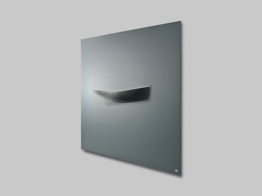Sculptures, statuettes et miniatures - Sculpture murale SU 02 Charcoal-Charcoal - ANTOINE F.