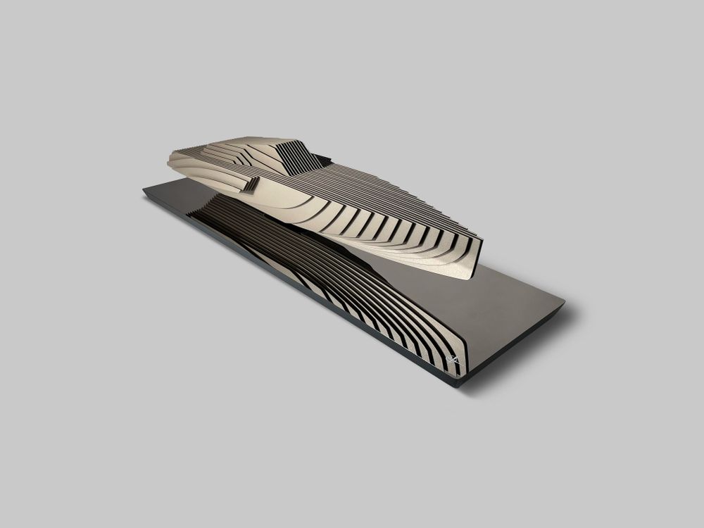 Sculptures, statuettes et miniatures - Sculpture sur socle WP 01 Sand-Mirror - ANTOINE F.