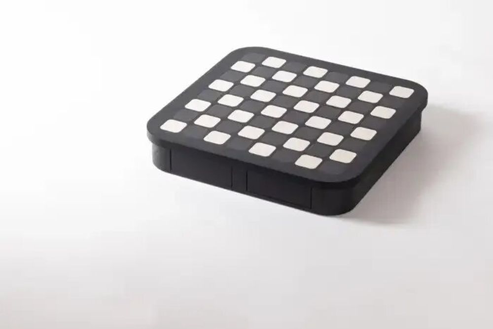 Design objects - Large Chess Set by Giobagnara in Monogram Leather and Marble - ELIE SAAB MAISON