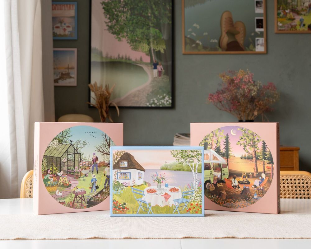 Gifts - Board games PUZZLES - VISSEVASSE