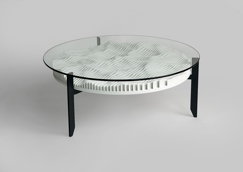 Objets design - Table VA 02 White- White - ANTOINE F.