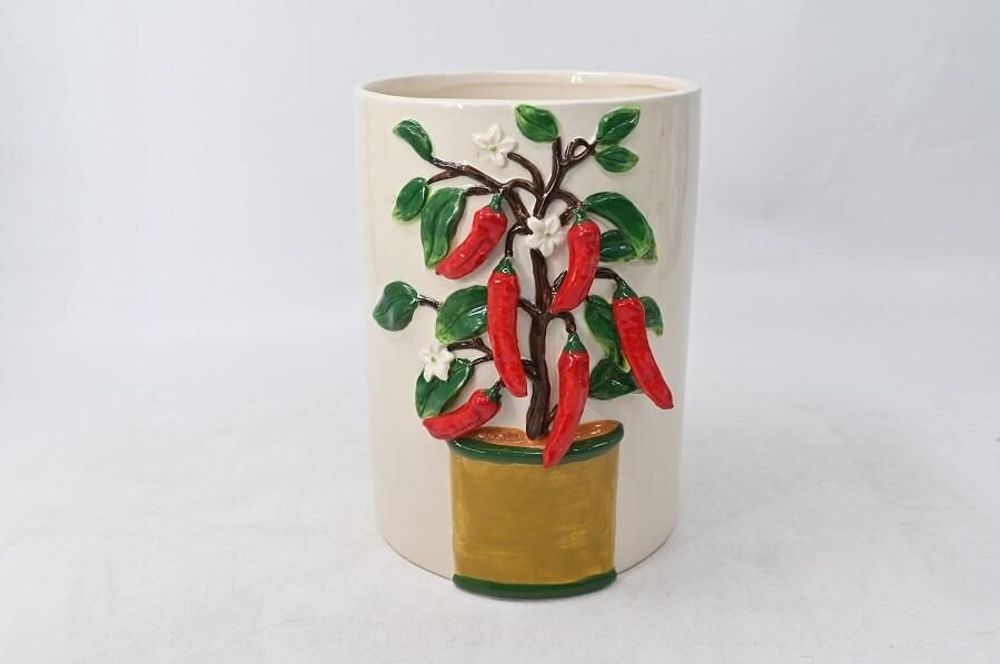 Vases - VASES CERAMIQUE IVOIRE 'YELLOW+RED PEPER' - FANCY