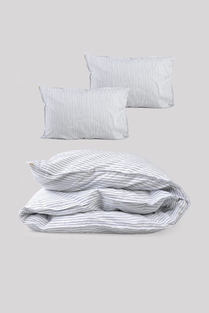 Linge de lit - Housse de couette en percale de coton bio - LES PENSIONNAIRES