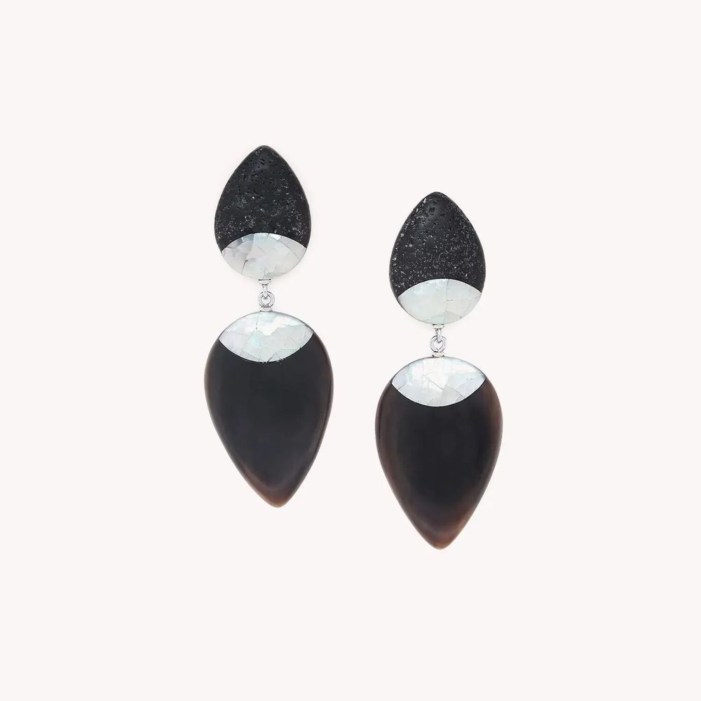 Jewelry - XL post earrings - Volcan - NATURE BIJOUX