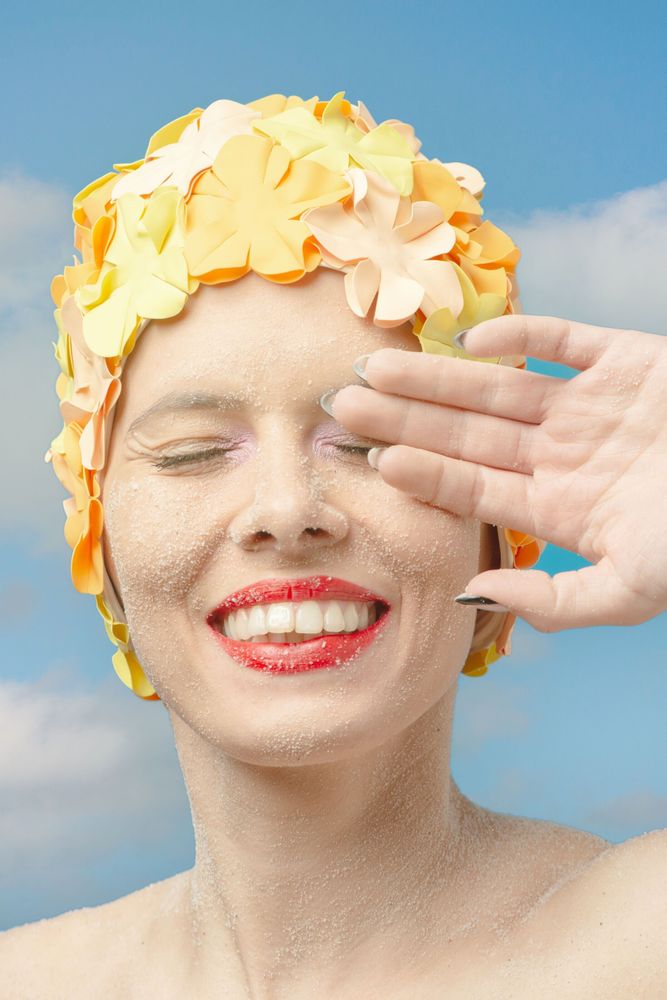 Accessoires cheveux - Pompelmo Bonnet de bain Fleurs Multicolore - KORES ACCESSORIES