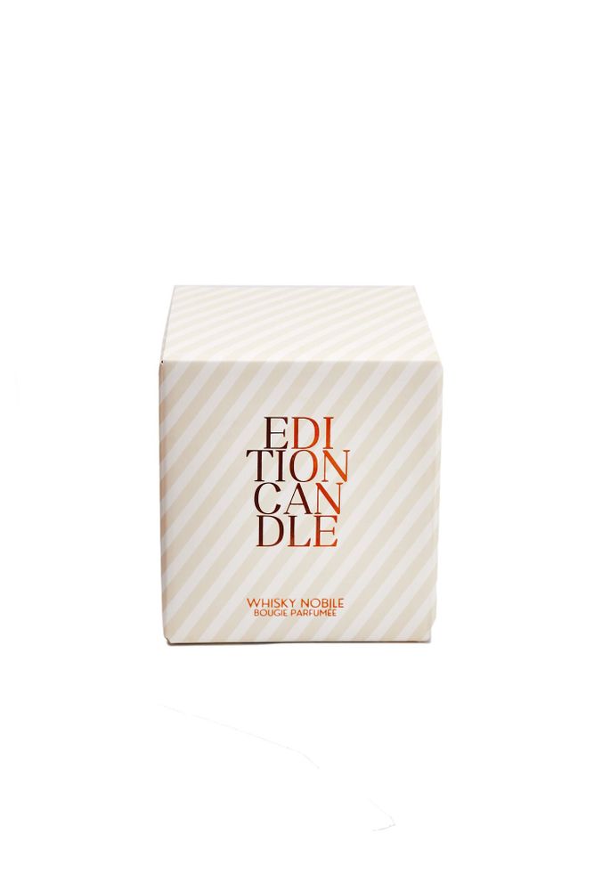 Bougies - Grande bougie parfumée à la cire de soja avec couvercle en bois - EDITION FRAGRANCES