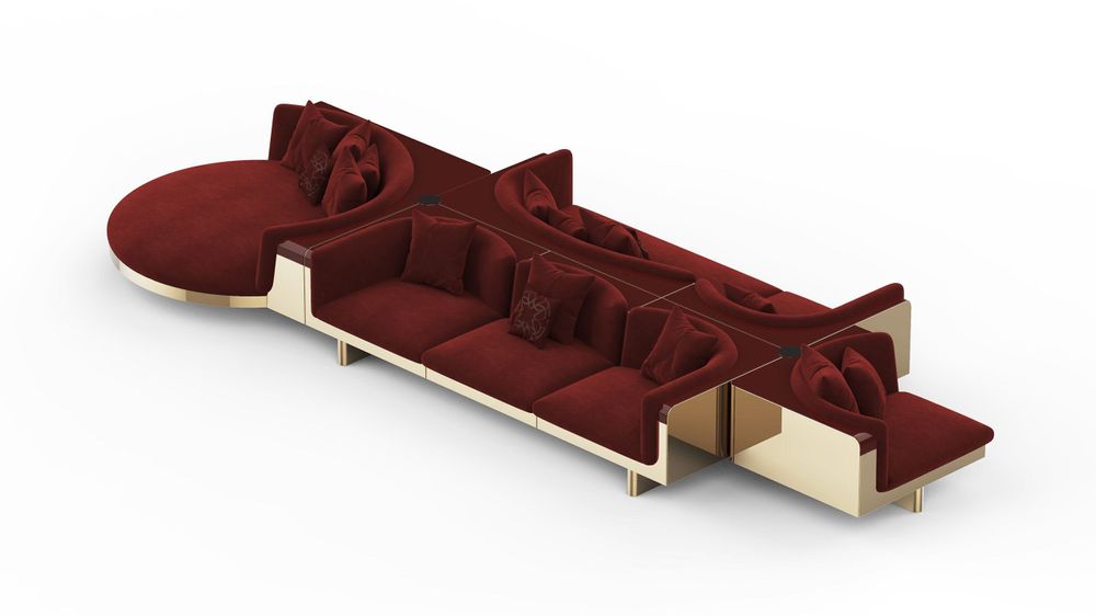 Sofas - Eclisse Sofa - ELIE SAAB MAISON