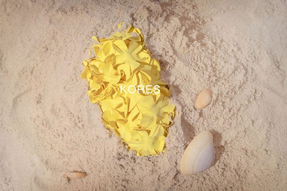 Sacs et cabas - Jaune Sacs De Bain Fleurs Une Couleur. - KORES ACCESSORIES