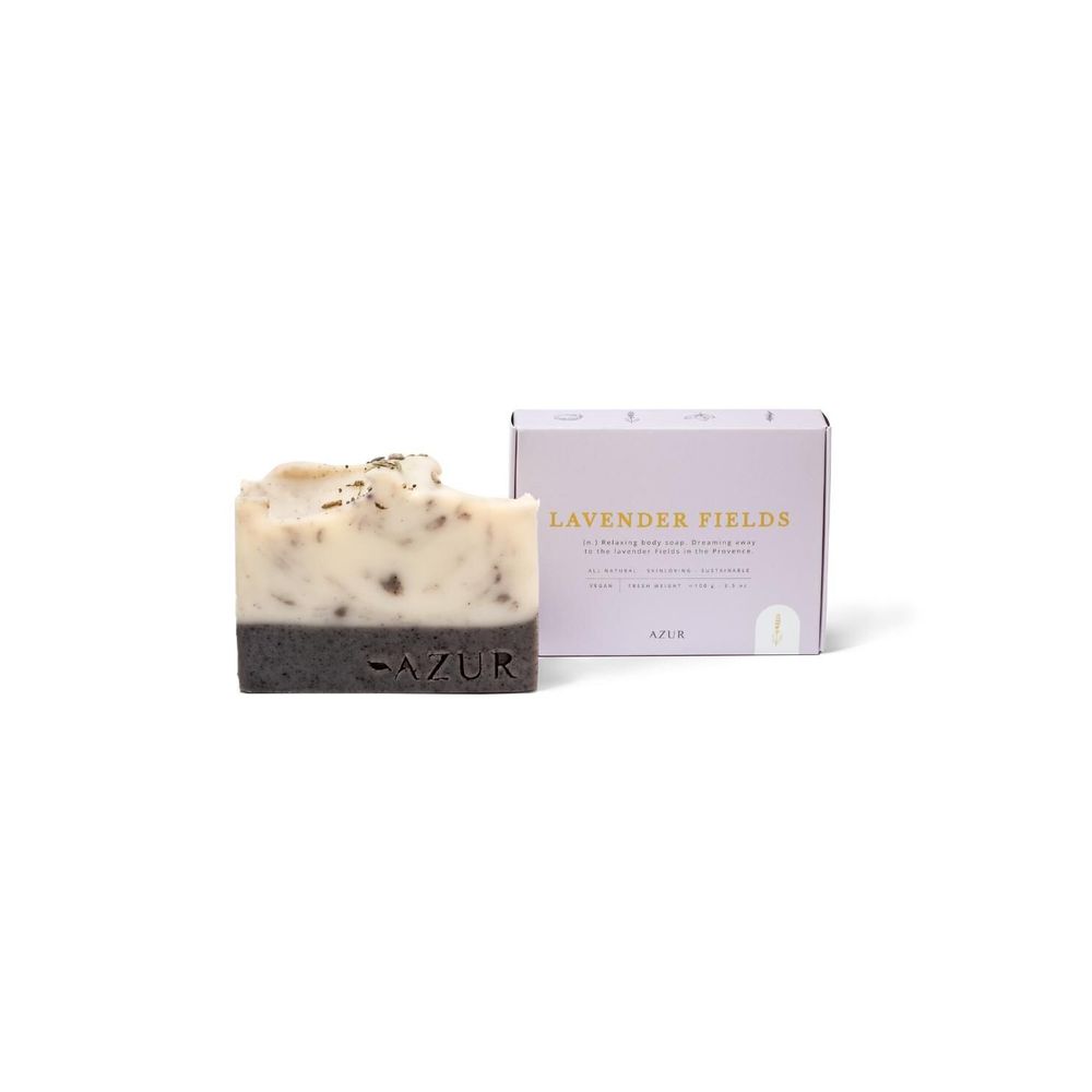 Soaps - LAVENDER FIELDS | natural body bar - AZUR NATURAL BODY CARE