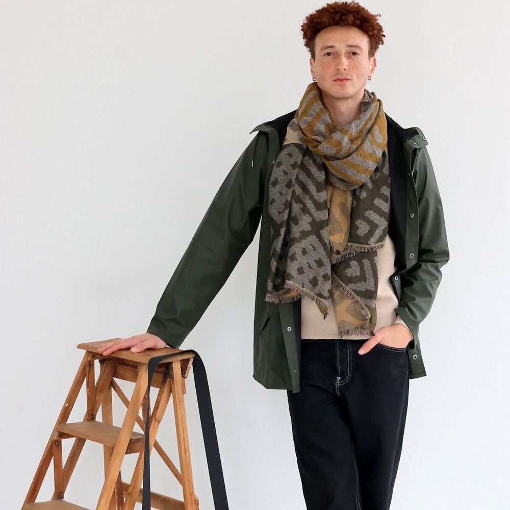 Scarves - PRIAM wool and cotton scarf - MONSIEUR CHARLI