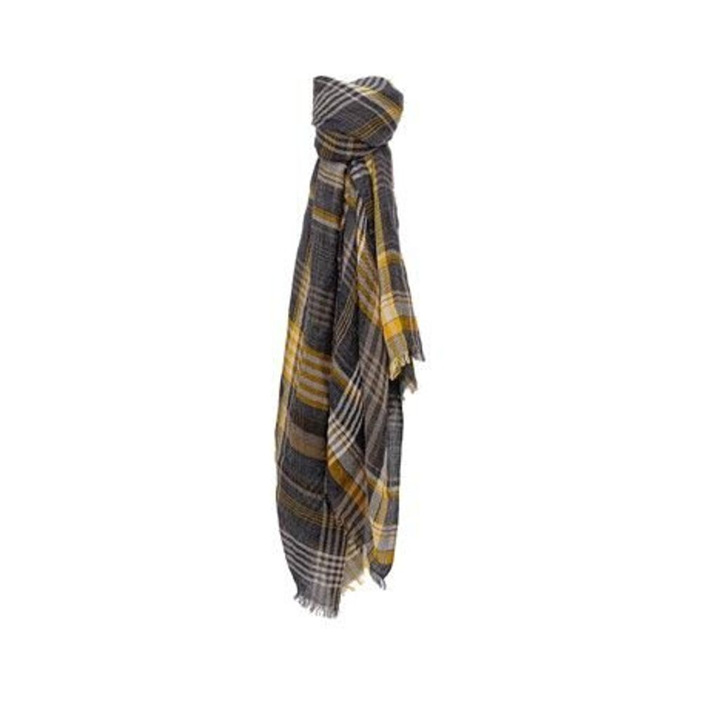 Scarves - LUDO yellow wool scarf - MONSIEUR CHARLI
