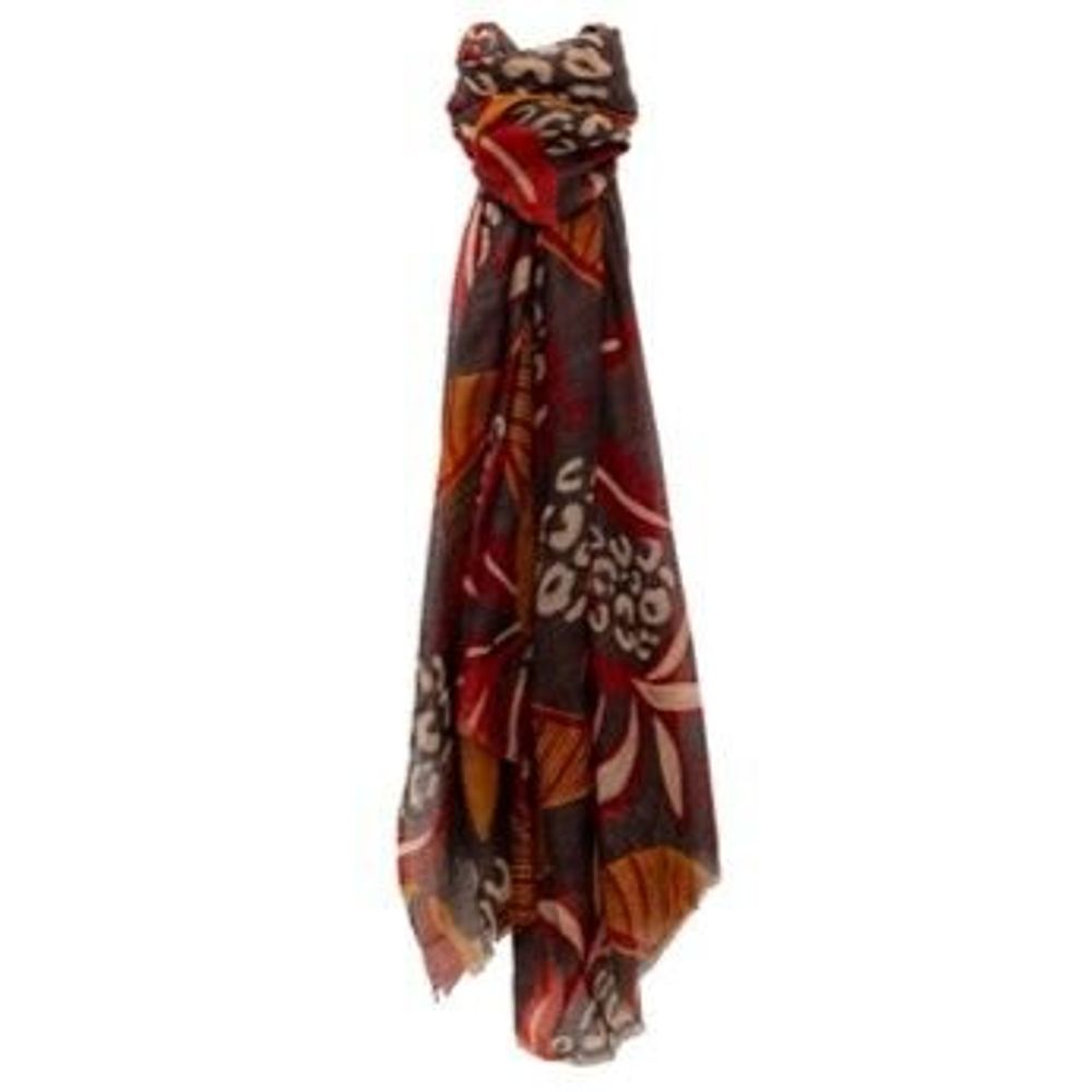 Scarves - PRODIGE tarmac wool and modal scarf - MONSIEUR CHARLI