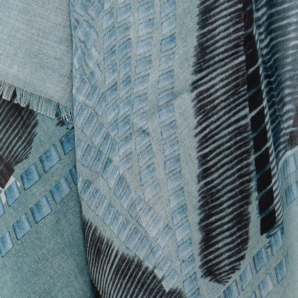 Foulards et écharpes - Foulard en cachemire et modal PLACIDE minéral - MONSIEUR CHARLI