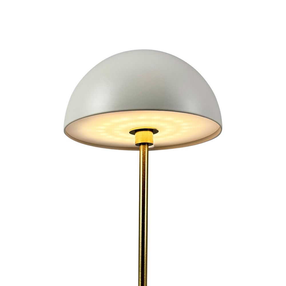 Lampes à poser - Mini-lampe de table LED « ALONG » beige/laiton, boîte de 2 - DYBERG LARSEN