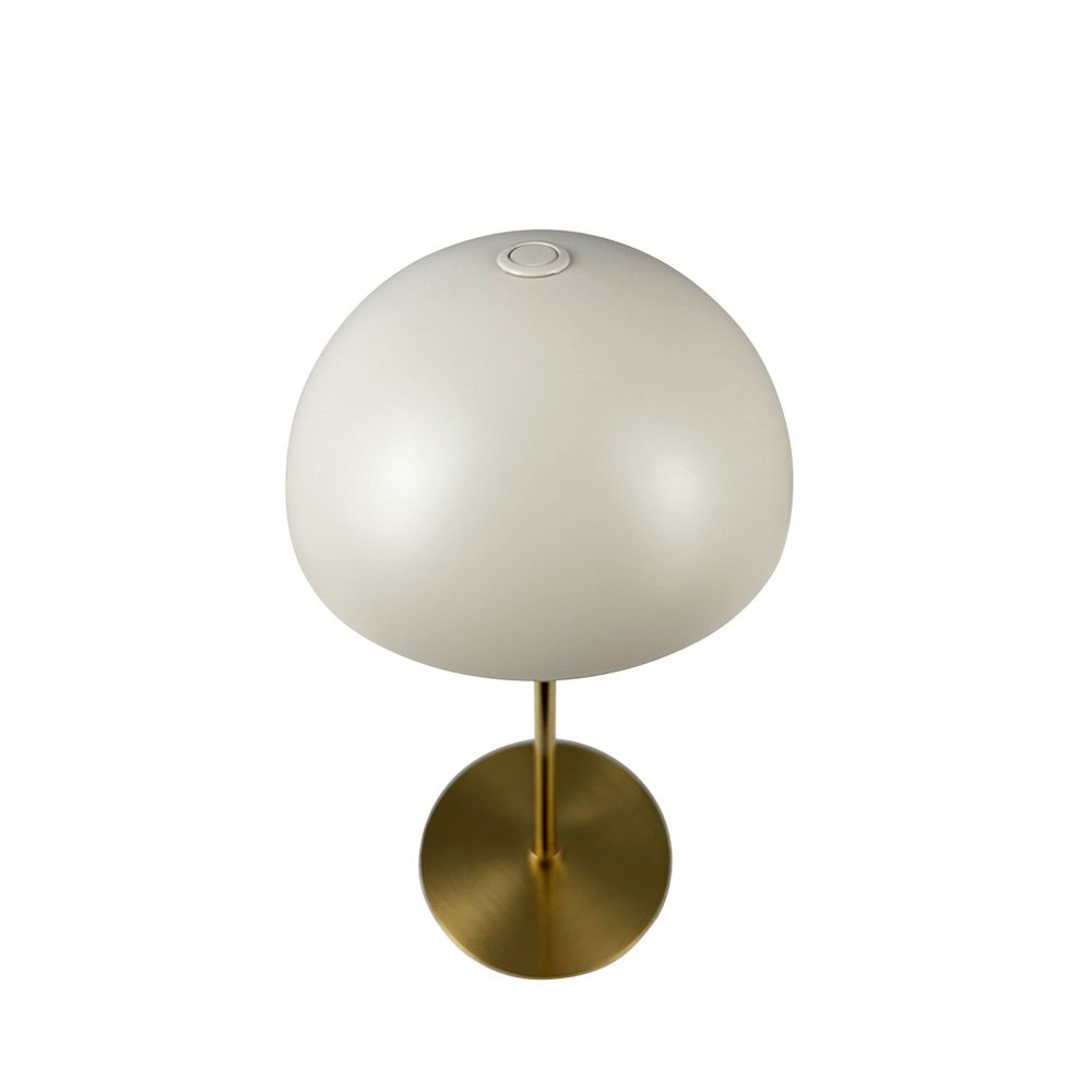 Lampes à poser - Mini-lampe de table LED « ALONG » beige/laiton, boîte de 2 - DYBERG LARSEN