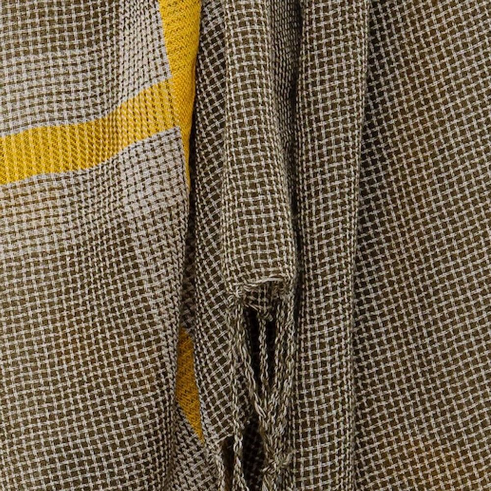 Foulards et écharpes - Echarpe en laine MAXENCE olive - MONSIEUR CHARLI