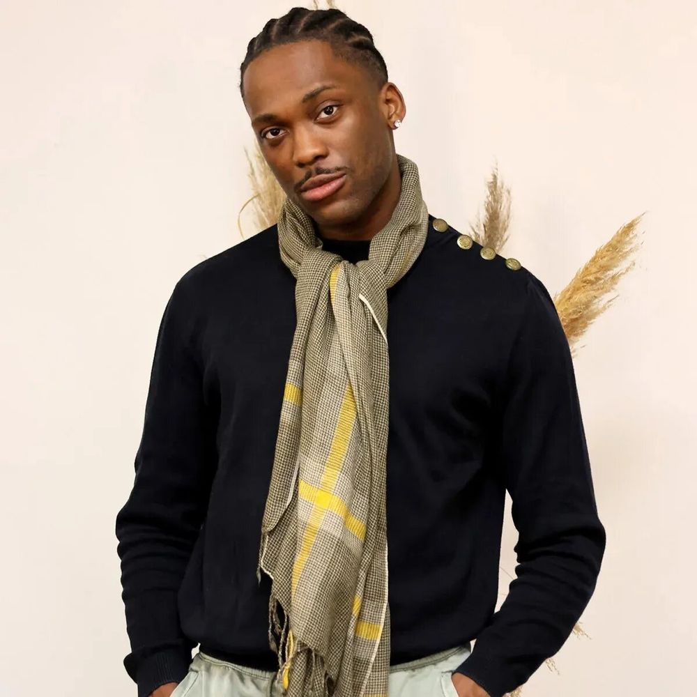 Foulards et écharpes - Echarpe en laine MAXENCE olive - MONSIEUR CHARLI