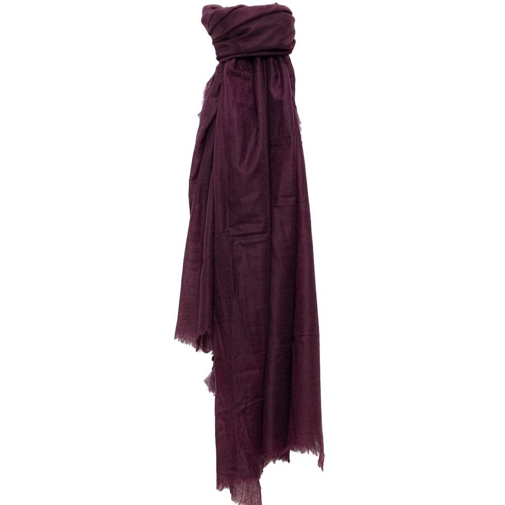 Scarves - RUBEN cherry wool scarf - MONSIEUR CHARLI