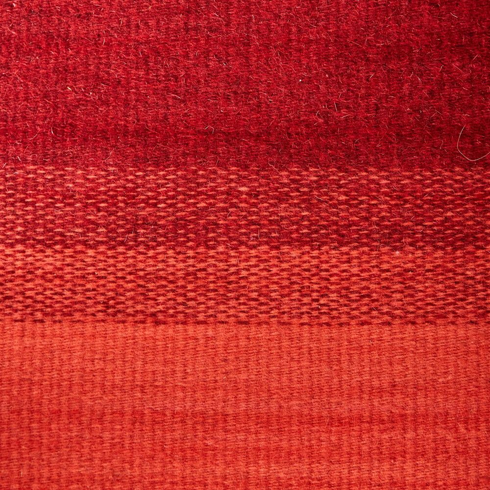 Tapis - Tapis à tisser à pédales en laine rouge dégradé - HUAKAL