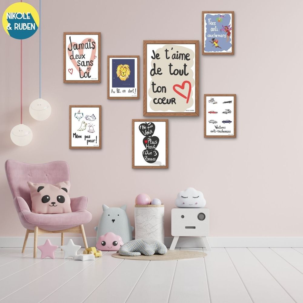 Poster - Je t'aime de tout ton cœur - NIKOLE & RUBEN