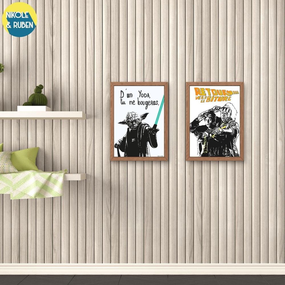 Poster - D'un Yoda tu ne bougeras - NIKOLE & RUBEN