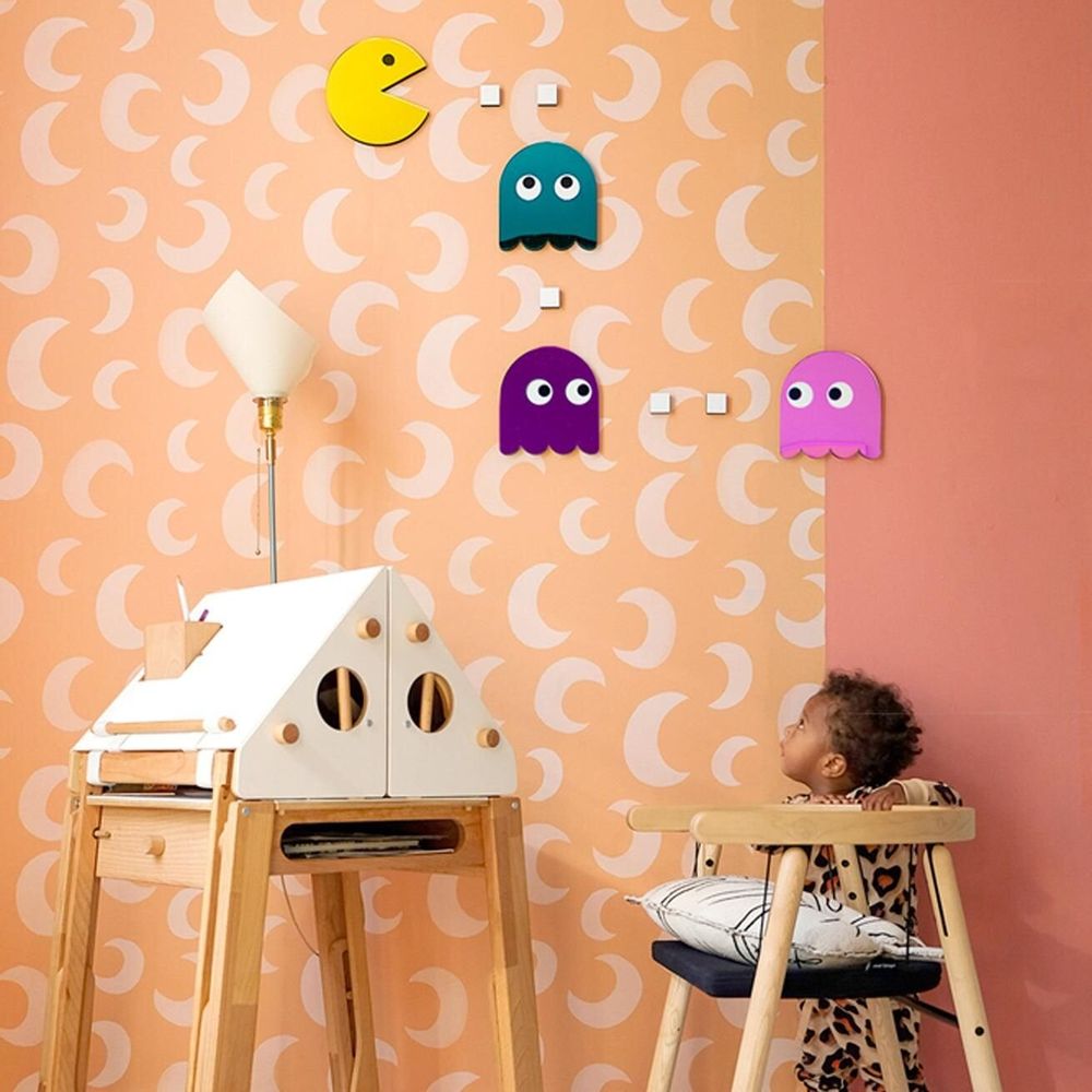 Autres décorations murales - Set Miroirs Jeu – fantômes brillants et déco murale ludique - LA MISÉTO