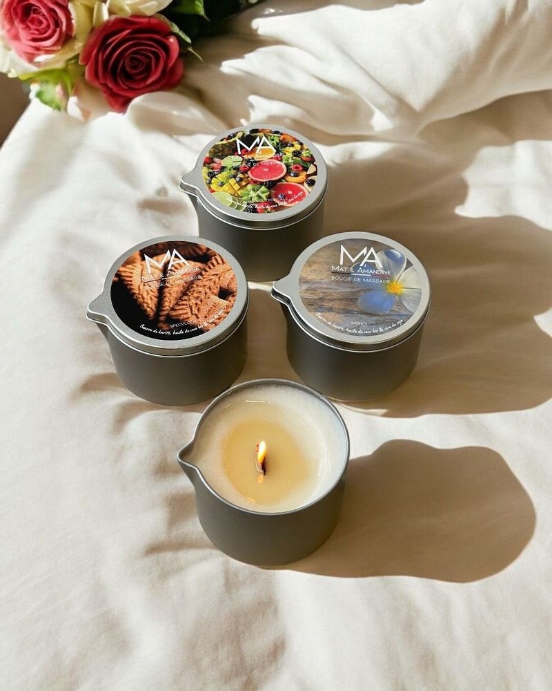 Beauty products - Massage candle - MAT AMANDINE