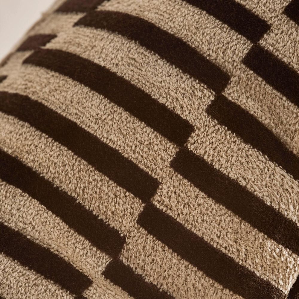 Coussins textile - Housse de coussin en velours à rayures - JORO HOME LTD