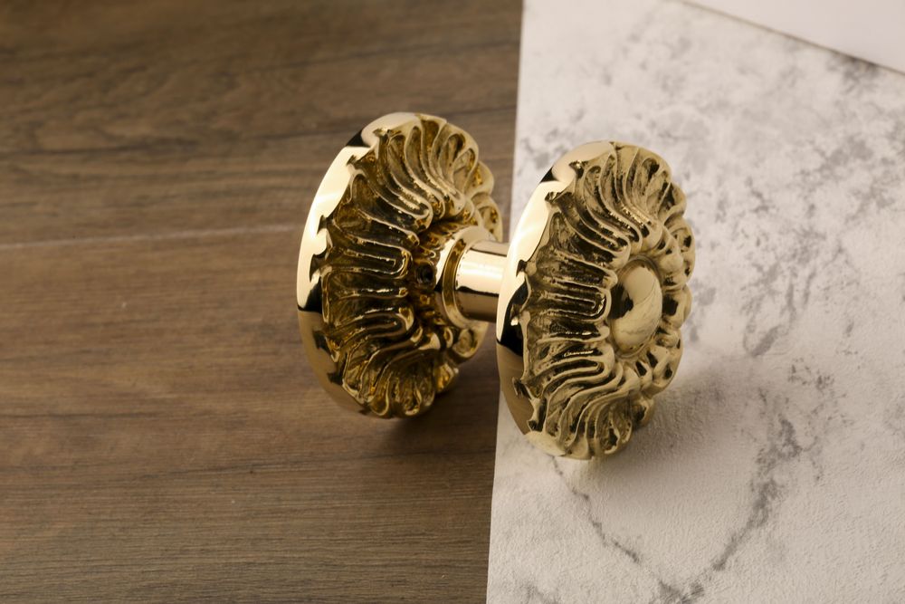 Design objects - Moulded brass landing door knob - LA LAITONNERIE